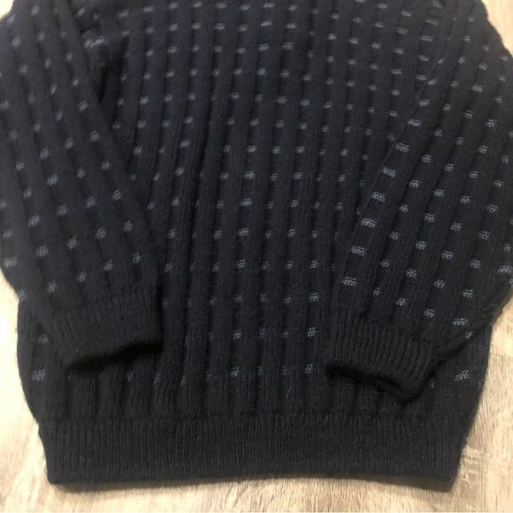 ARTESANIAS YLATEX Men’s Alpaca Sweater Size Small Pullover 1/4 Zip Chunky - Picture 9 of 10